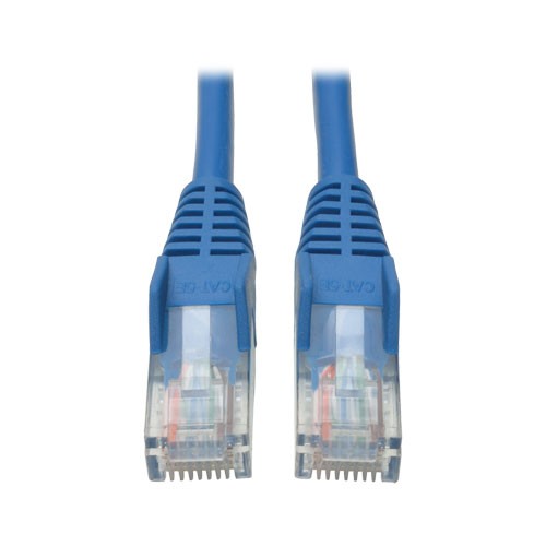 Cat5e Snagless Molded Patch Cable 350MHz RJ45 Male Blue 10 ft