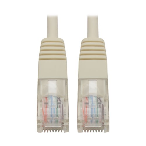Cat5e Molded Patch Cable 350MHz RJ45 Male White 5 ft