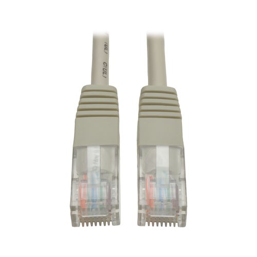 Cat5e Molded Patch Cable 350MHz RJ45 Male Gray 10 ft