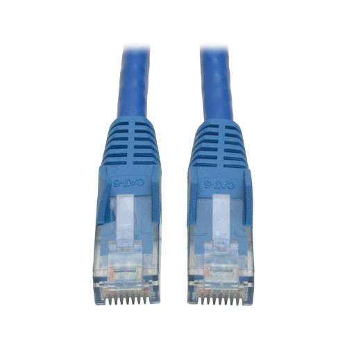Cat6 Gigabit Snagless Molded Patch Cable RJ45 Male Blue 25 ft