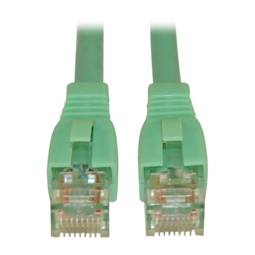 Augmented Cat6 Cat6a Snagless 10G Certified Patch Cable RJ45 Aqua 10 Feet