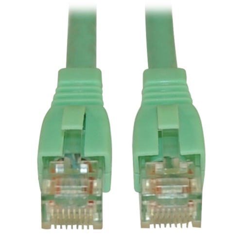 Augmented Cat6 Cat6a Snagless 10G Certified Patch Cable RJ45 Aqua 20 Feet