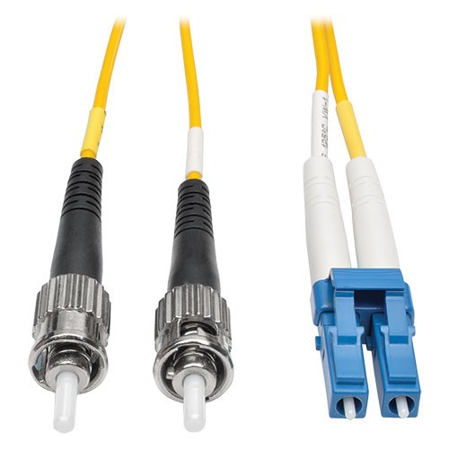 Duplex Single Mode Fiber 8.3 125 Patch Cable LC ST 5M 16 ft