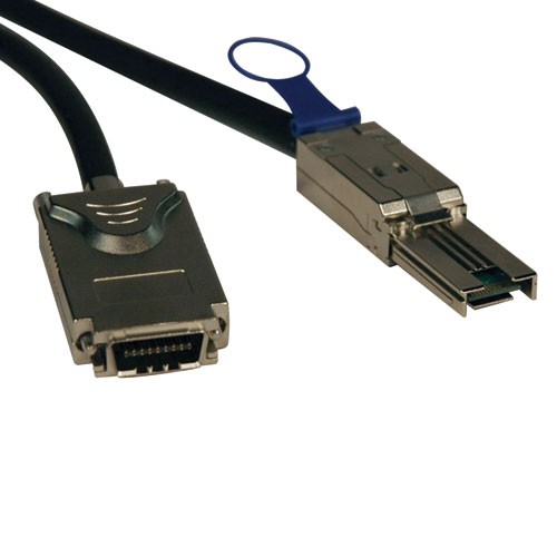 External SAS Cable 4 Lane Mini SAS SFF 8088 to 4x Infiniband SFF 8470 2M 6 ft
