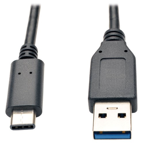 USB 3.1 Gen 1 5Gbps Cable USB Type C Male to A Male 3 ft Chromebook