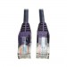 Cat5e 350MHz Snagless Molded Patch Cable RJ45 Purple 5 Feet