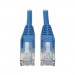 Cat5e Snagless Molded Patch Cable 350MHz RJ45 Male Blue 8 ft