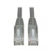 Cat6 Gigabit Snagless Molded Patch Cable RJ45 Male Gray 7 ft