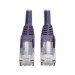 Cat6 Gigabit Snagless Molded Patch Cable RJ45 Male Purple 25 ft