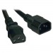 Computer Power Extension Cord 13A 16AWG IEC 320 C14 to IEC 320 C13 5 ft