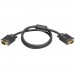 SVGA VGA Monitor Cable RGB Coax HD15 Male 3 ft