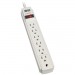 Protect It 6 Outlet Surge Protector 8 ft Cord 990 Joules Low Profile Right Angle 5 15P plug
