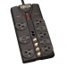 Protect It 8 Outlet Surge Protector 10 ft Cord 3240 Joules Tel Fax Modem Coax Protection RJ11