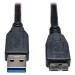 USB 3.0 SuperSpeed Device Cable A to Micro B Male 6 ft Black